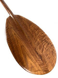 Tikimaster Premium Black Walnut Tiger Curls Outrigger Paddle 50 in T-Handle