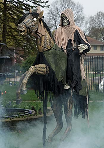 Seasonal Visions Animated Reaper's Ride Prop Brown