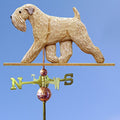 Soft Coated Wheaten Hand Carved & Painted Weathervane 32 Inch