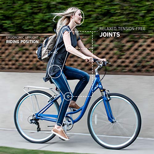 sixthreezero Women's Body Ease Comfort Bike Navy Blue 26" - 17"/One Size