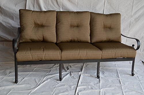 Patio Land Santa Anita Outdoor Patio 6pc Seating Group Dark Bronze
