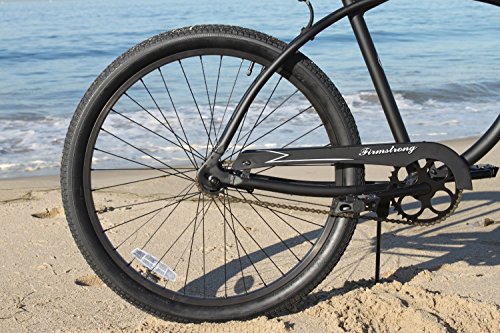Firmstrong Urban Men's Beach Cruiser Bike Single Speed 26 Inch Aluminum Matte Black