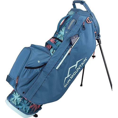Sun Mountain 2024 Women's 3.5 14-Way Golf Stand Bag Palm Spruce Coral