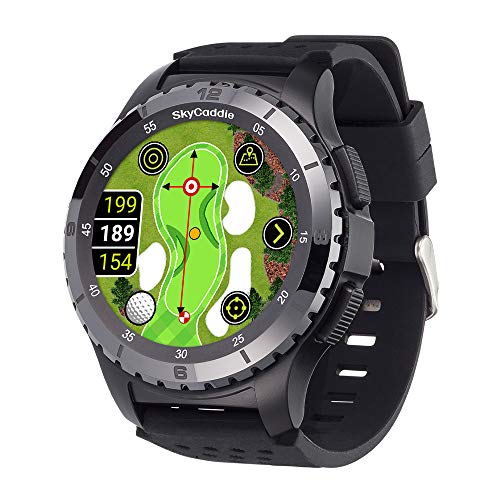 PlayBetter SkyCaddie LX5C Golf GPS Watch - Touchscreen Golf Range Finder Smartwatch w/Ceramic Bezel, 35K Courses & Digital Scorecard - SkyCaddie LX5C