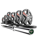 XMark Olympic Weight Bar and 275 lb TEXAS STAR Weight Set 28