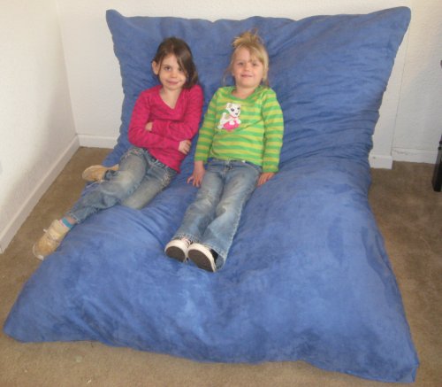 Robb's Pillow Furniture Full Hug Bed & Lounger 54"x75" Sea Microfiber