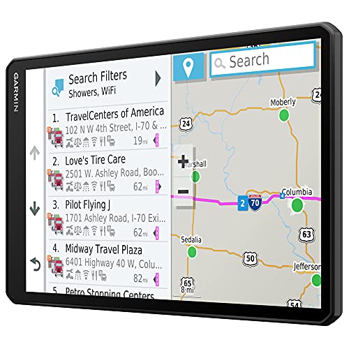 Garmin dezl OTR1000 10" GPS Truck Navigator Bundle with Premium 2YR CPS Black
