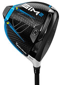 TaylorMade SIM 2 Driver Mens Left Hand Graphite Regular 10.5 Degree Tensei AV Raw Black/Light Grey