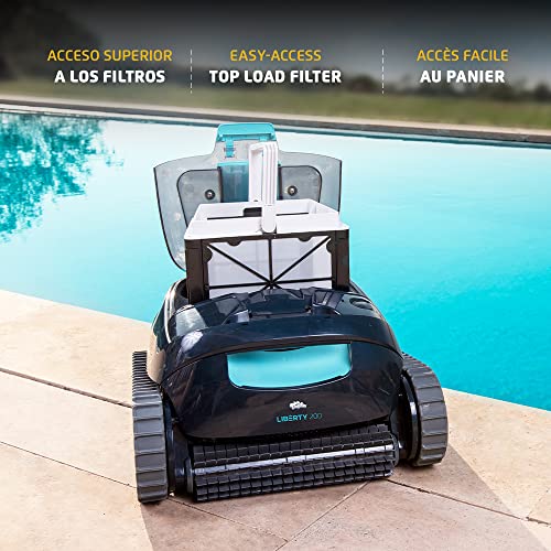 Dolphin Liberty 200 Cordless Robotic Pool Vacuum Cleaner Blue