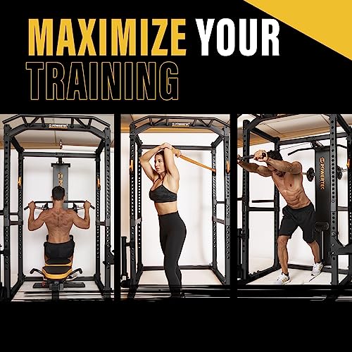 Powertec Workbench Power Rack Black 1000 lbs Max Load
