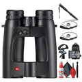 Leica 8x42 Geovid Pro Rangefinder Binoculars Black with Tripod Adapter, Backpack, Monopod, Cleaning Kit, 2 x Cap Keeper