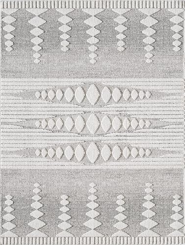 NEW HOME Prestige Modern Scandinavia Textured Area Rug Natural