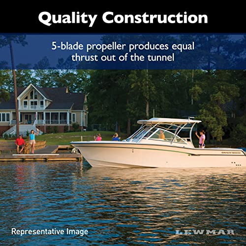 Lewmar 110TT Boat Thruster Kit 1.5kW 12-Volt Motor with Joystick Control White