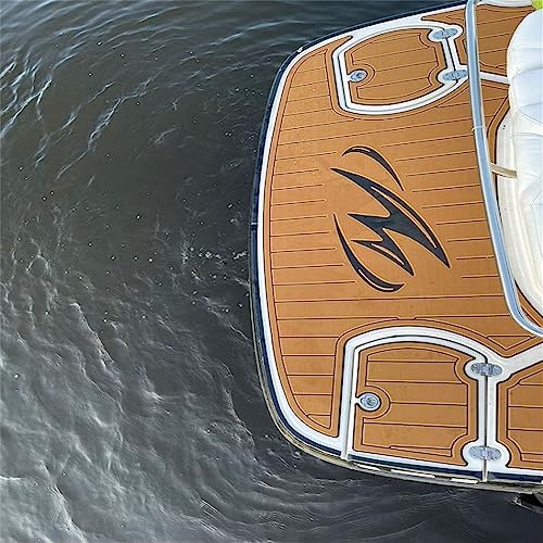 Valman Boat EVA Faux Teak Decking Floor Mat for 2006 Monterey 234FS Swim Platform - Color Options Available
