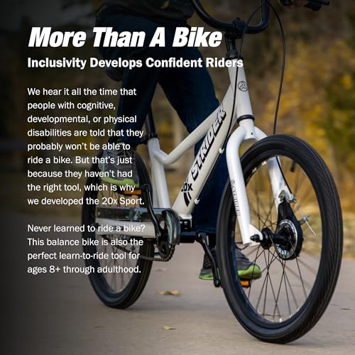 Strider 20x Learn-to-Ride Balance Bike White