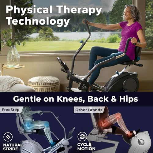 Teeter FreeStep Recumbent Cross Trainer and Elliptical (LT3) Black