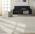 Calvin Klein Textured Dots Area Rug Silver 8' x 10'