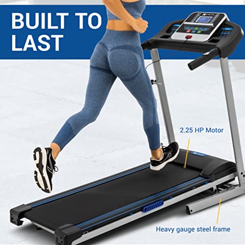XTERRA Fitness TR Folding Treadmill 250 LB Weight Capacity Black