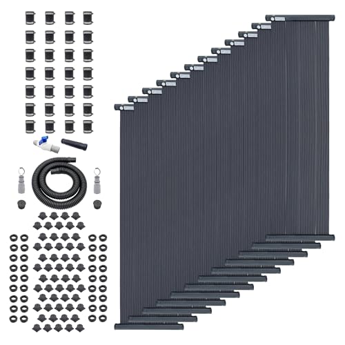 SolarPoolSupply Ultimate Above Ground Pool Solar Heater - All-In-One for Pool Size: 32-33ft Round/Up to 20’x40’ Oval