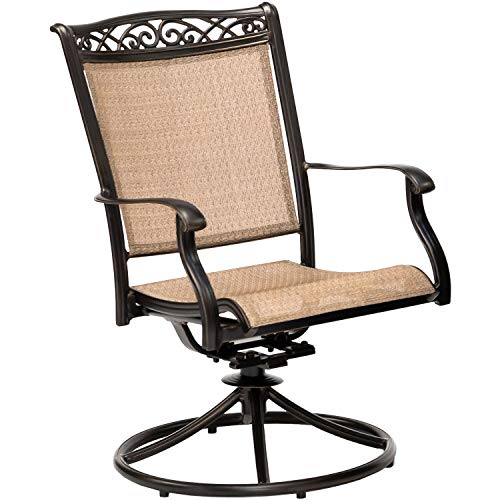 Hanover Fontana 7-Piece Patio Dining Set Tan