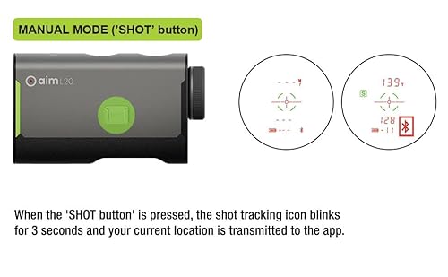 Golf Buddy Aim L20 Golf Laser Rangefinder Black