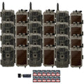 Stealth Cam 40MP Deceptor Max Cellular Trail Camera Bundle with Solar Power Panel, Card Reader & 32GB Memory Card
