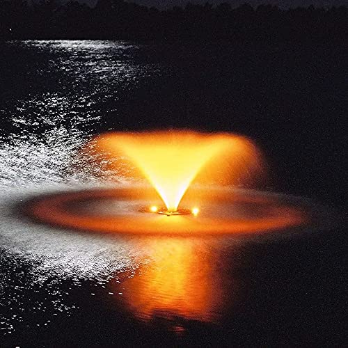Kasco VFX Series Aerating Pond Fountain with LED Lights 3/4 HP Black