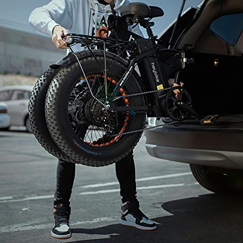 Heybike Mars Electric Bike Foldable 20" x 4.0 Fat Tire Electric Bicycle Mars-Black