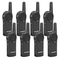 Motorola Solutions DLR1020 Two-Way Digital Business Radio 8-Pack Black