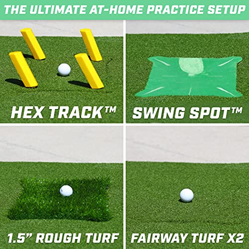 GoSports Golf Practice Hitting Mat Green