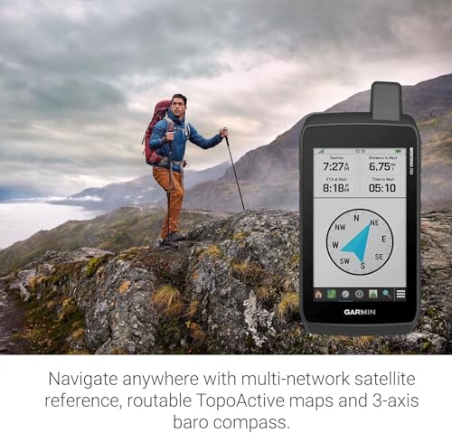 Certified Brands Garmin Montana 700 GPS Handheld with SIMO Solis Lite 4G Mobile Hotspot and Case