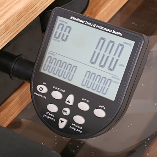 WaterRower Ash Rowing Machine Lo-Rise Blue