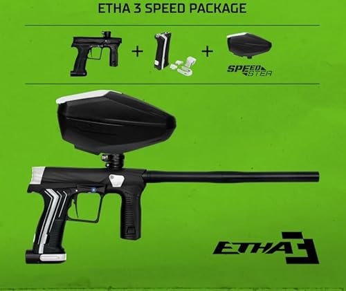 PB Sports Planet Eclipse Etha 3 Electronic Paintball Marker Speed Package White
