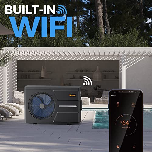 DR. INFRARED HEATER DR-900HP Full DC Inverter 90,000 BTU Heat Pump Ground Swimming Pools Black