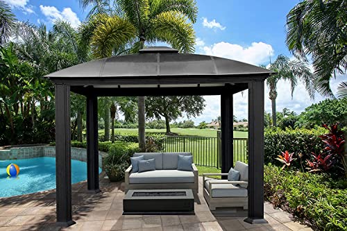 Paragon Outdoor Premium 12' x 12' Cambridge Hard Top Gazebo Aspen