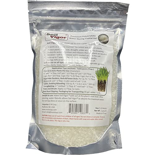 Soil Vigor Potassium Super Absorbent Polymer 45 Pounds
