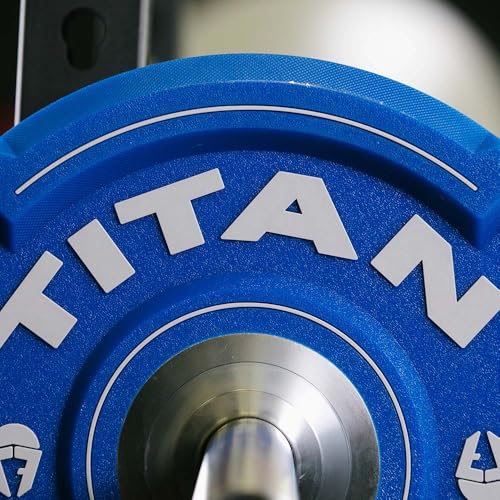 Titan Fitness EZ-Grip Urethane Olympic Weight Plates 340 LB Set