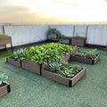 Everbloom Modular Tiered Garden Bed Brown