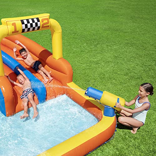 Bestway H2OGO! Super Double Racing Inflatable Water Park Super Speedway