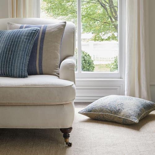 Dash & Albert Pebble Performance Area Rug 6' x 9' Neutral Solid Handwoven Washable Pebble Neutral