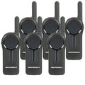 Motorola 6 Pack DLR1060 Walkie Talkie Radios Black