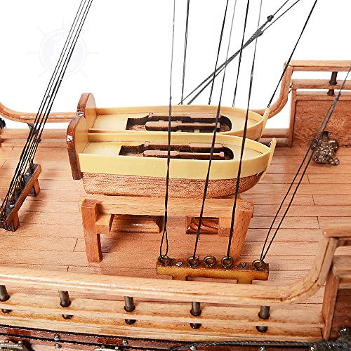 Old Modern Handicrafts Wasa Collectible Ship Model Natural Wood