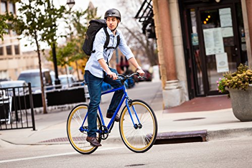 Schwinn Kedzie Single-Speed Fixie Road Bike Blue