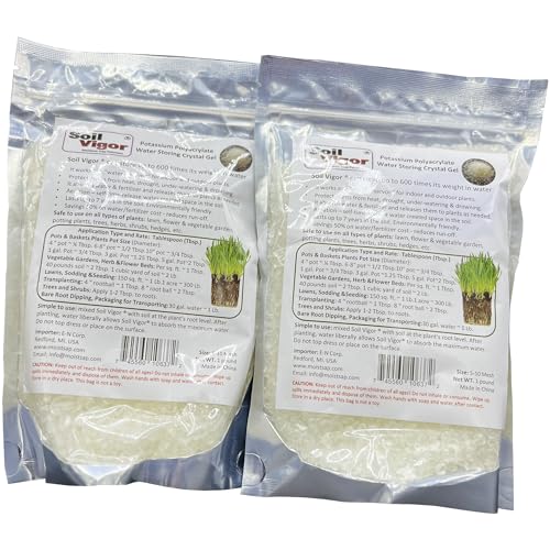 Soil Vigor Potassium Polyacrylate Superabsorbent Soil Amendment 45 lbs White