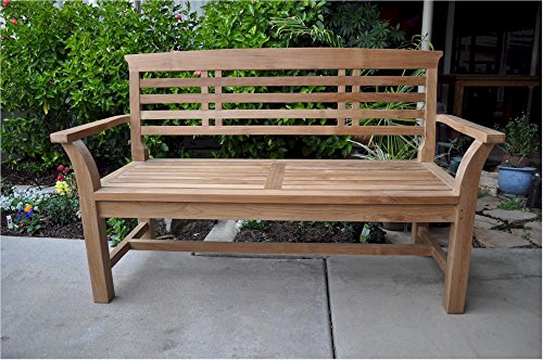 Anderson Teak No Cushion Sakura 2-Seater Bench Teak