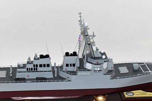 Squadron Nostalgia LLC USS Arleigh Burke (DDG-51) Scale Model Mahogany Multicolor