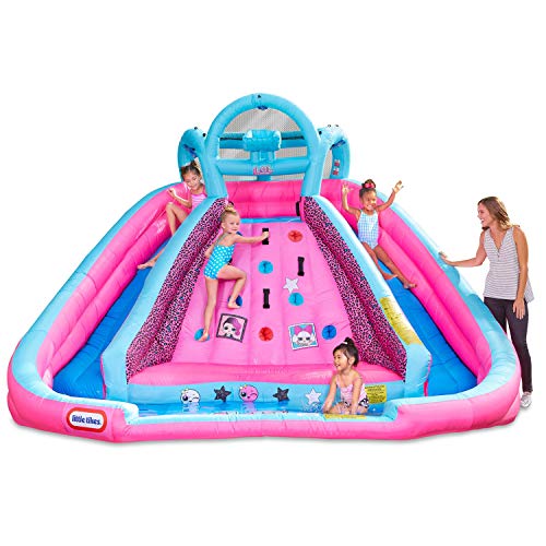 Little Tikes L.O.L. Surprise Inflatable River Race Water Slide with Blower Multicolored