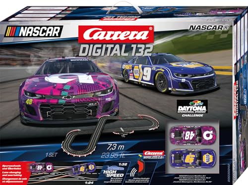 Carrera Digital 132 NASCAR Daytona Challenge Slot Car Racing Track Set