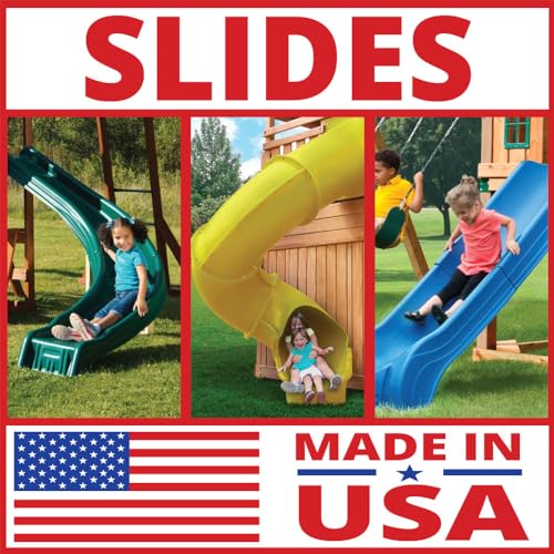 Swing-N-Slide 7 ft Turbo Tube Slide Blue