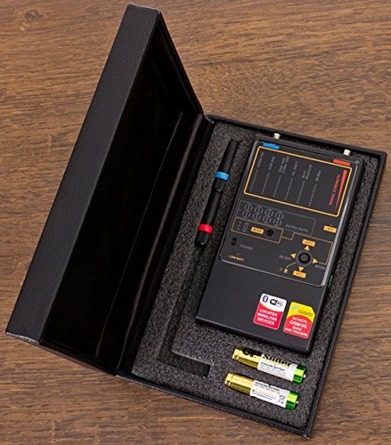 Spy Tec Anti Spy RF Signal Bug Detector Black